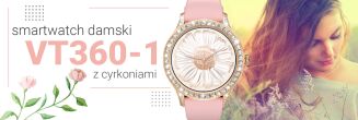 Smartwatch Damski VELTORI VT360-1 Różowy Pasek Silikonowy - 7