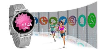 Damski SMARTWATCH G. Rossi SW015-3 Srebrny - 14