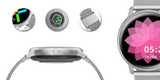 Damski SMARTWATCH G. Rossi SW015-3 Srebrny - 9