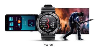 Smartwatch VELTORI VT130-1 Czarny Pasek Silikonowy - 23