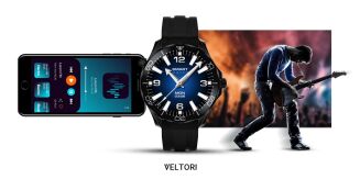 Smartwatch VELTORI VT150-1 Czarny Pasek Silikonowy + Czarna Bransoleta - 21
