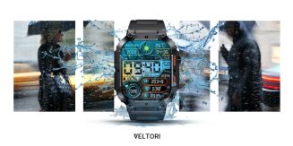 Smartwatch VELTORI VT200-1 Czarny Pasek Silikonowy - 20