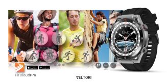 Smartwatch VELTORI VT100-1 + Czarny Pasek Silikonowy + Czarny Eko Skóra - 20