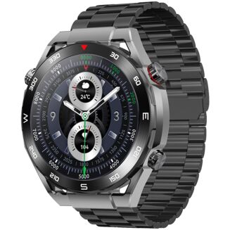 Smartwatch VELTORI VT100-1 + Czarny Pasek Silikonowy + Czarny Eko Skóra - 3