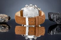 Zegarek Męski Giewont Chronograph Sapphire Brązowo Czarny GW8720-A1 - 6